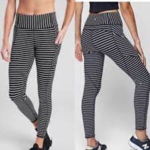 Athleta Stripe Contender 7/8 Leggings